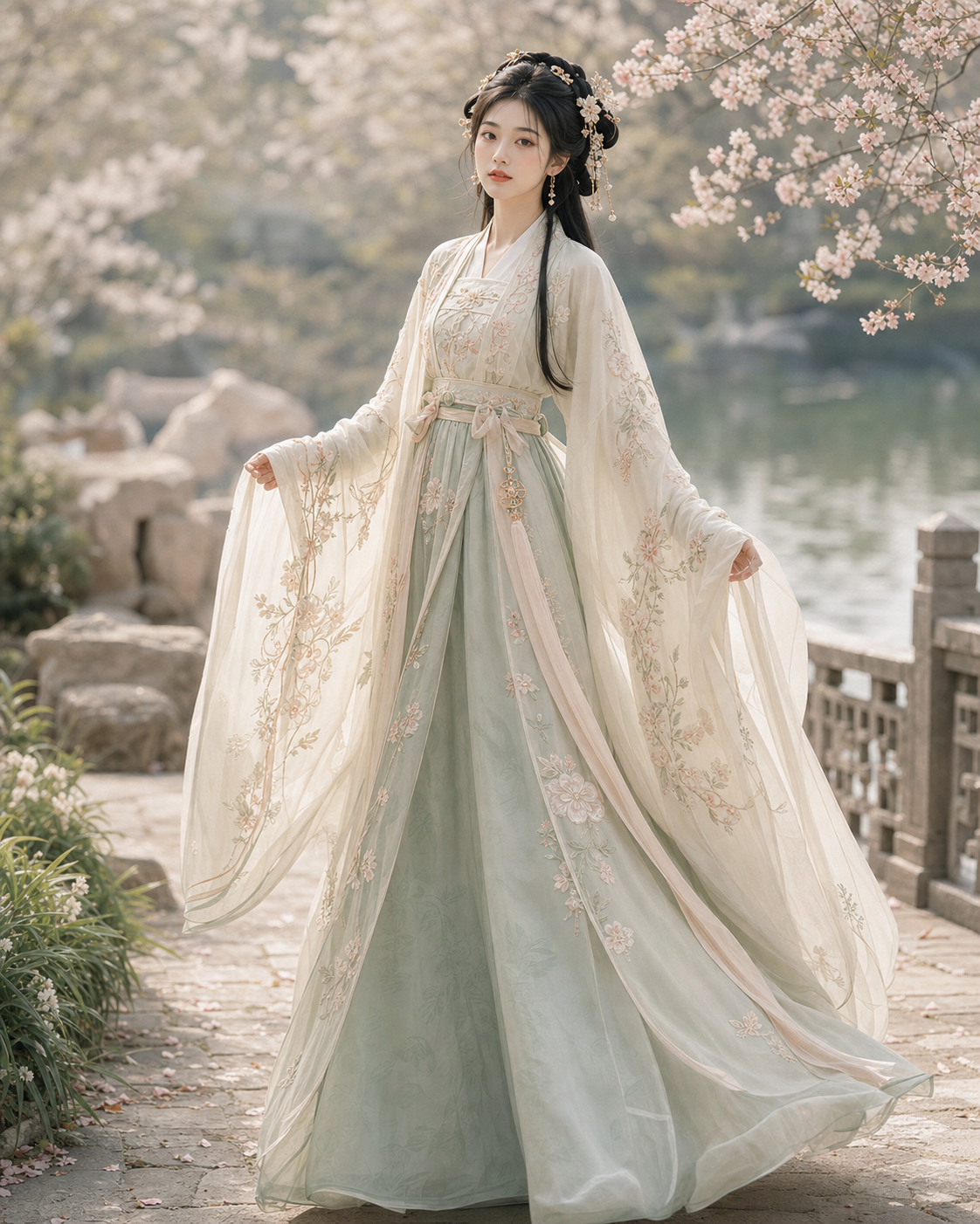 Hanfu lookbook moment 1